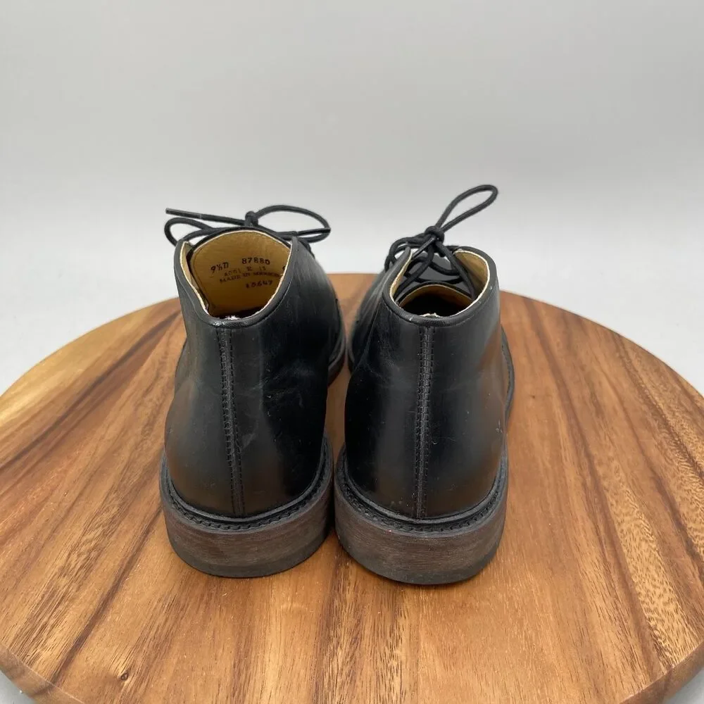 Frye James Boots Mens Size 9.5 D Black Leather Chukka Casual Business Dress Shoe